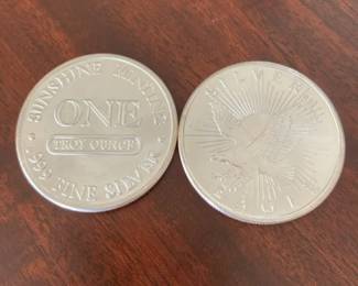 Sunshine Minting 999 Fine Silver Coins