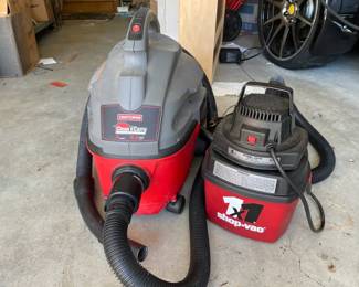 Craftsman 4 Gallon  Shop Vac 1 Gallon WetDry Shop Vacuums