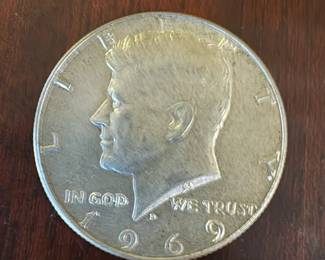 1969 Kennedy Half Dollar Denver Mint