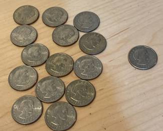 Susan B Anthony One Dollar Coins