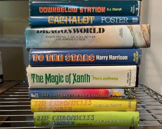 Variety Of Vintage Science Fiction Books