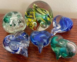 Glass Paperweights