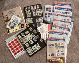 Large Lot Of US Postal Collectible Stamps