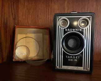 Kodak Brownie Target Six16 Box Camera  Vintage Optical Glass Lenses