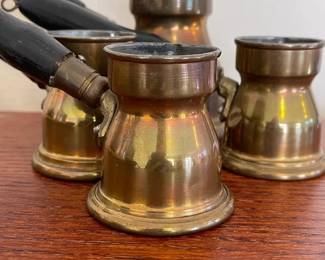 Vintage Brass Turkish Coffee Ladles