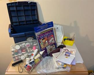 Miscellaneous CraftingScrapbooking Supplies Papers And Inks Plus More