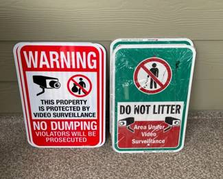 Outdoor Warning Signs