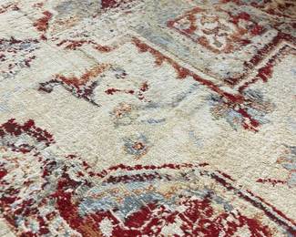 63 x 87 Moroccan Style Multi Colored Area Rug