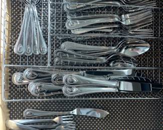 Lenox Silverware Set With Misc