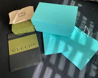 Empty Gucci Box And Bags Tiffany  Co Box And Bags