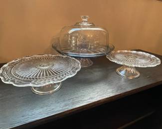Pedestal Cake Stands  Glass Cake Stand With Dome Lid