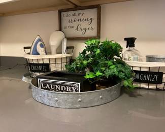Laundry Room Storage Baskets  Tray Including Iron  Pur Steamer