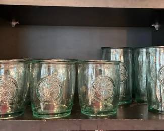 100 Recycled Authentic Glass Cups
