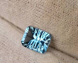 2.81 Carat London Blue Topaz Fancy Concave Cut