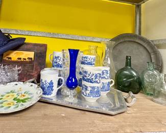 Blue & White, Green & Yellow a bit of everything