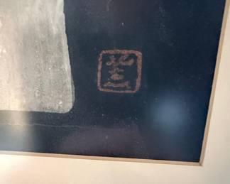 Kaoru Kawano Woodblock Print - Two Girls