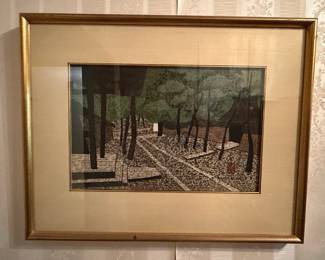 Kiyoshi Saito Woodblock Print: Daitokuji Temple, Kyoto