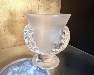 Lalique France 'Saint-Cloud' Vase