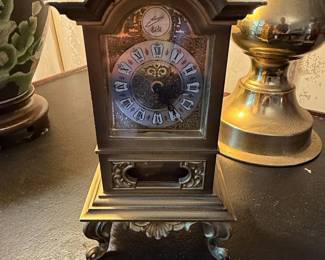 Vintage Schmid Carriage Mantel Clock