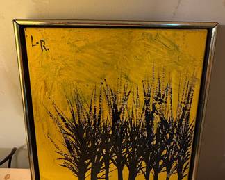 Lee Reynolds Style Abstract Forest Painting