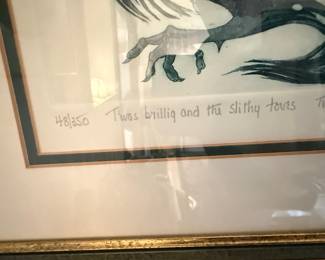 Nancy Tiemec 'Twas Brillig' Limited Edition Print