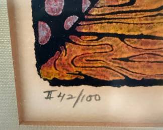 Louise August Limited Edition Woodcut Print
