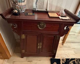 Chinese Elm Altar Cabinet