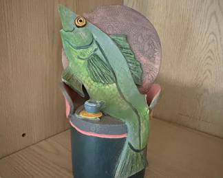 Whimsical Fish Figurine