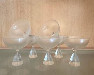 Holmegaard 'Princess' Champagne Coupes