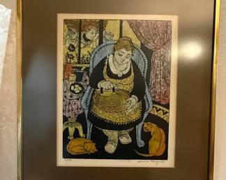 Louise August Limited Edition Etching
