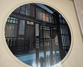 Clifton Karhu Woodblock Print