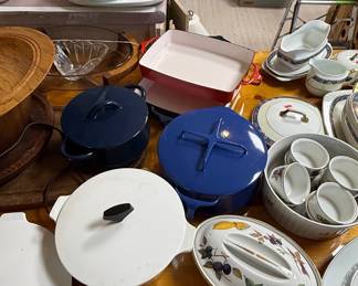Dansk Kobenstyle Enamelware and Royal Worcester Evesham Collection