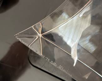 Orrefors Expo Glass Sculpture by Olle Alberius