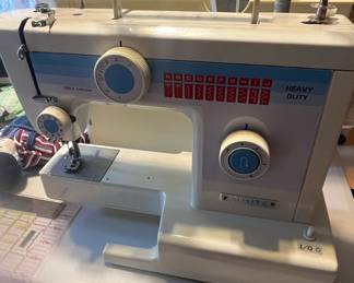 White Heavy Duty Sewing Machine