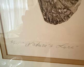 Irina Lorin Limited Edition Etching 'Nature's Lure'