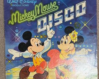 Mickey Mouse Disco Vinyl Record (Disneyland Records 2504)