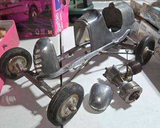 Rare Whirlwind gas powered tether car parts