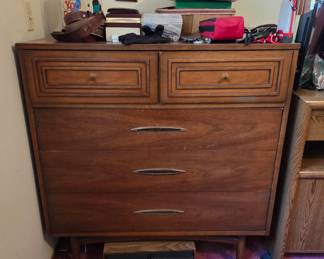 Fabulous MCM Broyhill Sculptra Tall chest dresser.