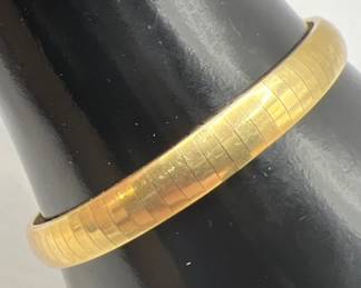 14KT Gold Bracelet with Safety Clasp — M. ITALY