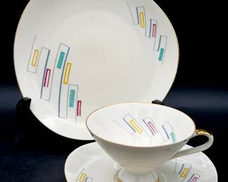 Vintage Bavarian Teacup & Saucer Set