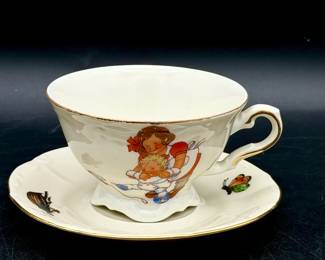 Children’s Teacup And Saucer Set-unmarked
