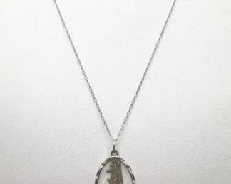 .925 Sterling Silver Necklace featuring Disney Princess Castle Openwork Pendant