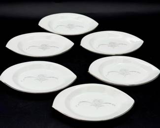 (6) Butter Pats vintage Noritake Casablanca (Pattern 6842) porcelain