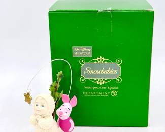 Department 56 Snowbabies Walt Disney Showcase "Wish Upon A Star" Piglet Figurine