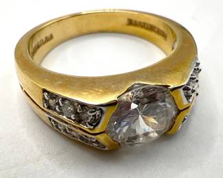14K HGE Statement Ring, Size 10