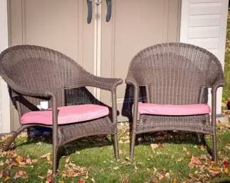 (2) Outdoor Armchairs