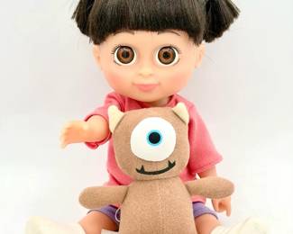 Disney Babblin’ Boo & Mikey Plush Hasbro Talking Monsters Inc. Toy