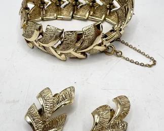 Coro Vintage Bracelet & Earring Set