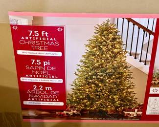 7.5 ft Ashford Twinkling Balsam Fir LED Pre-Lit Tree