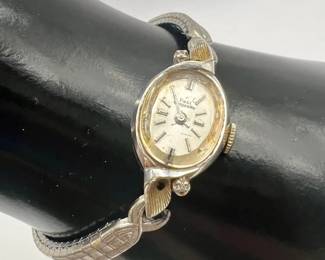 14K Gold Paul Breguette Ladies Watch with Diamond Accents